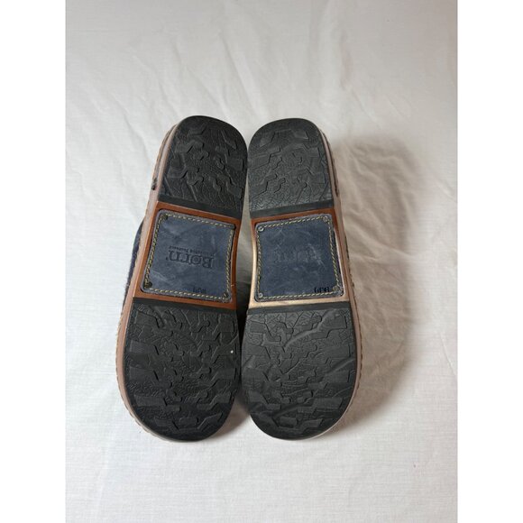Børn Womens Wool Slip-On Mules With Geometric Pattern & Leather Sole - Picture 7 of 13